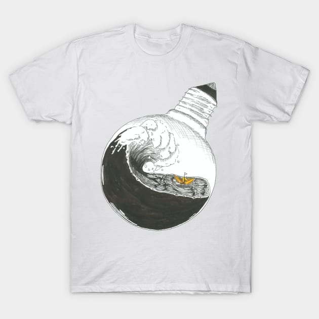 Storm bulb T-Shirt by Créa'RiBo